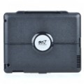 Caixa de plástico protetora com / Stand titular para iPad 2 - preta