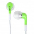 Moda fone de ouvido com microfone para iPhone 4/iPad - verde (3.5 mm Jack)