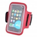 Desportivo Armband para iPhone 4 - preto + vermelho