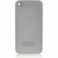 Elegante substituição Metal volta cobrir habitação caso com chave de fenda para iPhone 4 - cinza