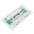 Exclusivo cassete estilo protetor volta caso Skin adesivo para iPhone 4 - branco