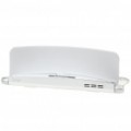 Folding USB Charging Docking Station com o cabo USB para iPad/iPad 2 - prata