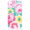 Lacado Shell Goegtu Rose estilo protetora ABS Back Case para iPhone 4