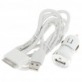 Adaptador de alimentação de isqueiro de carro USB c / cabo de carregamento para iPhone/iPad 2 (12 ~ 24V)