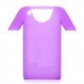 Criativo Adidas t-shirt estilo Silicone caso protetor para iPhone 4 - roxo