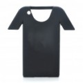 Criativo Adidas t-shirt estilo Silicone caso protetor para iPhone 4 - preto