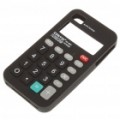 Exclusivo calculadora estilo Silicone volta caso protetor para iPhone 4 - preto