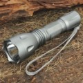UltraFire SF-23-T60 XM-LT6 modo 5 1200-Lumen branco lanterna LED com alça - preta (1 x 18650)