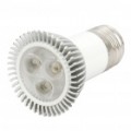 E27 4.2W 3-LED 180Lumen 2700-3500K morna lâmpadas brancas (100 ~ 265V)