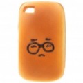 Emulational pão estilo caixa protectora para iPhone 4 - padrão de óculos