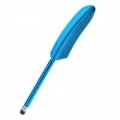 Alumínio Alloy estilo de penas de ganso Capacitiva Touch Screen caneta Stylus - azul