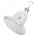 Recarregável E27 0.9W 6500K 130LM 23-LED branco emergência lâmpada (AC 80 ~ 220V)