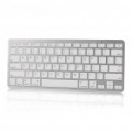 Slim 78-chave teclado sem fio Bluetooth - branco (2 x AAA)