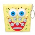 Bob Esponja Portable Mole ataque jogo de computador com porta-chaves - amarelo (3 x AAA)