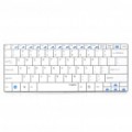 Rapoo E9050 Wireless ultra-fino 82-chave teclado - branco (2 x AAA)
