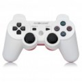 GOIGAME recarregável sem fio Bluetooth DoubleShock SIXAXIS Controlador para PS3 - branco + vermelho