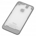 Substituição transparente volta cobrir case para iPhone 4S - espelho superfície
