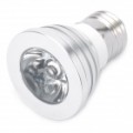 E27 3W130-lúmen 1-LED lâmpada multi-coloridas (AC 85 ~ 265V)