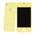 Substituição Touch Screen digitalizador LCD + Back Cover módulo c / Kit de ferramentas para o iPhone 4 - amarelo