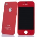 Substituição Touch Screen digitalizador LCD + Back Cover módulo c / Kit de ferramentas para o iPhone 4 - vermelho