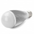 E27 7W 6500K 630-Lumen 7-LED branco lâmpada (AC 85 ~ 240V)