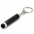 Capacitivo tela caneta Caneta chaveiro para iPhone - preto