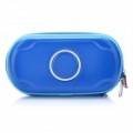 Caso de bolsa dura protetor de couro para PS Vita - azul escuro