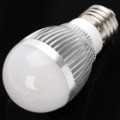 E27 450-500LM saída 15-SMD LED quente branco lâmpada (6W/AC220V)