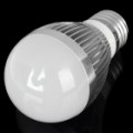 E27 3W 6500K 240 Lumen 3-LED branco lâmpada (220V AC)