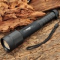 UltraFire T8 XM-L T6 1000LM 3-Modo Zoom branco lanterna LED c / Strap (1 x 18650 / 2 x 18650)