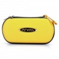 capa protetor de difícil bolsa de couro para PS Vita - amarelo