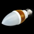 E27 4.2W 400-lúmen 3000 ~ 3500K quente branco 4-LED Lamp lâmpada (85 ~ 265V)