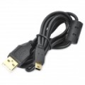 Cabo de carregamento USB para PS3 Wireless Controlador - preta (1.4M-comprimento do cabo)