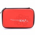 Caso bolsa dura de couro protetora para Nintendo DSILL / DSIXL - vermelho