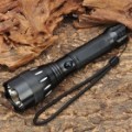 NOVO 806B Cree XR-E Q3 310LM 3-modo branco lanterna LED c / 2 x 18650 / carregador / adaptador de energia