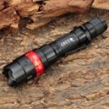 NOVO H50B Cree XR-E Q5 370LM modo de 3 LED branca lanterna Zoom  com 2 x 18650/alimentação adaptador/carregador