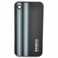 RAISOO T4 Dual SIM Dual Standby Quadband Apple Peel iPod Touch 4 para iPhone dispositivo conversor - preto