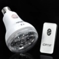 E27 21 LED a poupança de energia lâmpada com controle remoto (1 x 500mAh bateria de armazenamento / 1 x CR2025)
