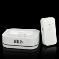 2.4 GHz Wireless áudio transmissor e receptor para iPhone / iPod - branco