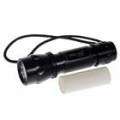 SmallSun ZY-C35 Cree P4-WC 130-lúmen LED Flashlight (1 * 18650/3 * AAA)
