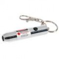 Cromado Mini 5mW ponteiro Laser verde Keychain (1 * CR1/3N)