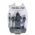 2-em-1 carro + USB cabo carregador para a PSP e NDS Lite (DC 12V)