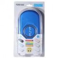 Protecção dura mala de transporte com Carabiner Clip para PSP 2000/Slim/3000 (azul)