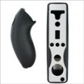 2-Peça Silicon Case para controlador de Wii-mote e Nunchuck preto