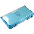 Elegante translúcido azul Crystal Case para NDS Lite