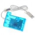 Hard Drive USB Transfer Kit para o Xbox 360 (azul translúcido)