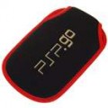 Bolsa macia de protecção para a PSP Go (preto + vermelho)