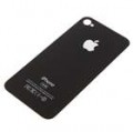 Verdadeira substituição vidro traseiro cobrir para iPhone 4 - preto