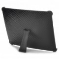 Elegante Backside caso Desktop Stand para Apple iPad - roxo