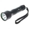 SKYRAY 1JC8 Cree Q5-WC 230-Lumen branco lanterna LED com alça - preta (1 * 18650)